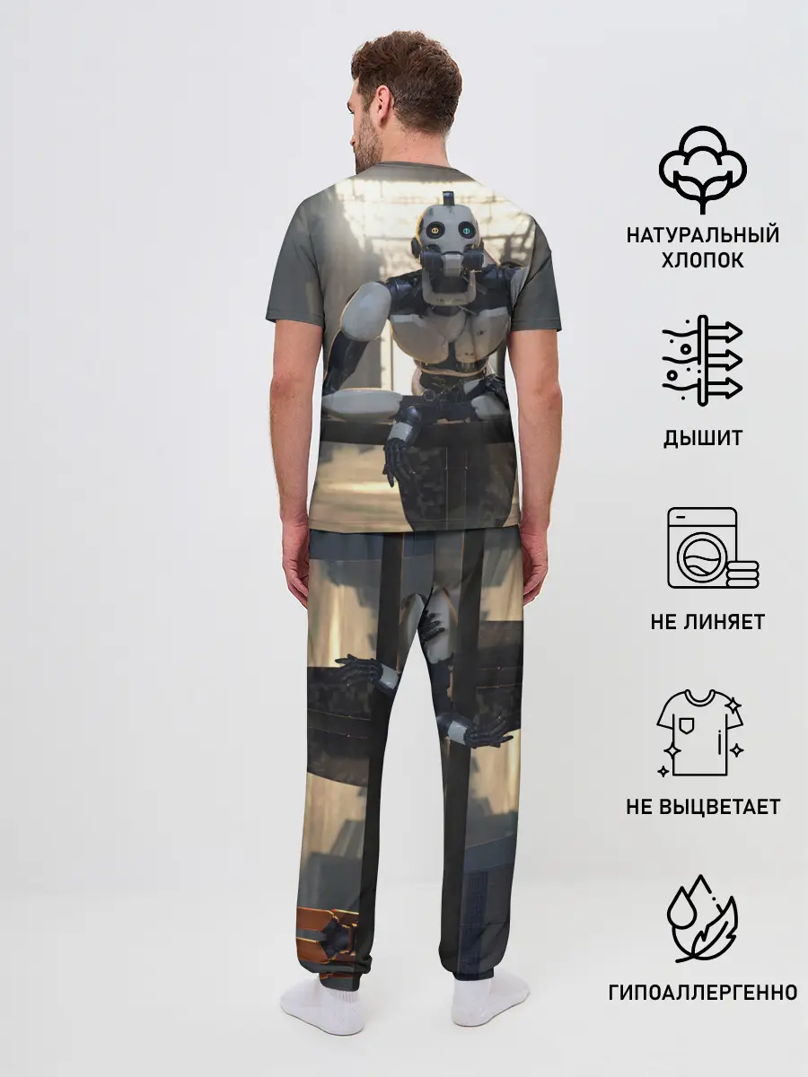 Мужская пижама с брюками / Любовь Смерть Роботы