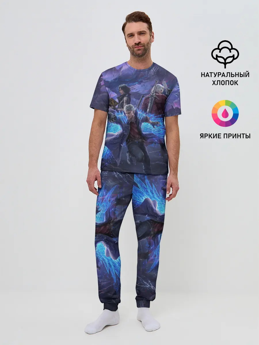 Мужская пижама с брюками / DEVIL MAY CRY | ДЕВИЛ МАЙ КРАЙ