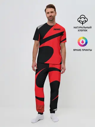 Мужская пижама с брюками / Fortnite