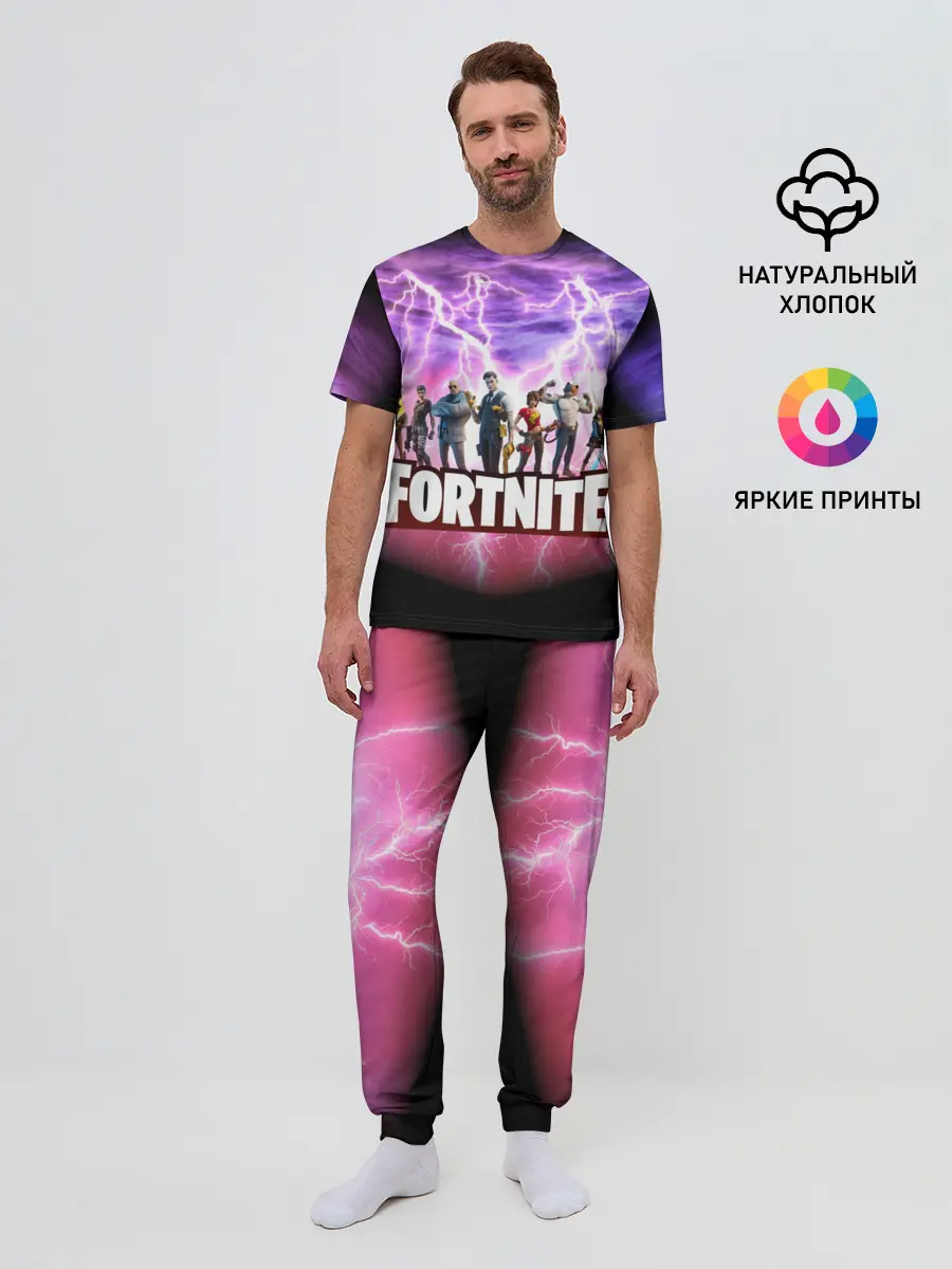 Мужская пижама с брюками / Fortnite