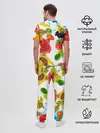Мужская пижама с брюками / фрукты