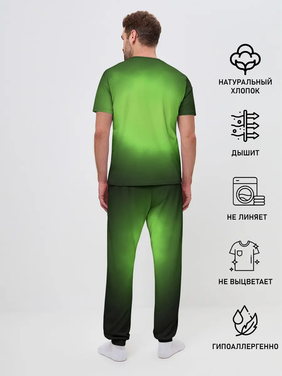 Мужская пижама с брюками / MINECRAFT | МАЙНКРАФТ