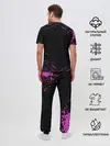 Мужская пижама с брюками / Кира джоджо фиолетовые брызги