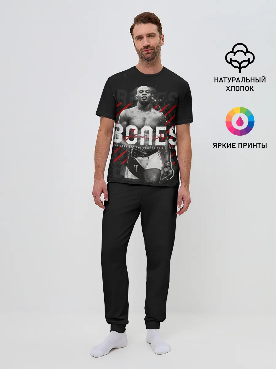 Мужская пижама с брюками / Bones Jones