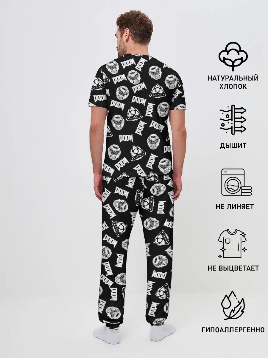 Мужская пижама с брюками / Doom Eternal