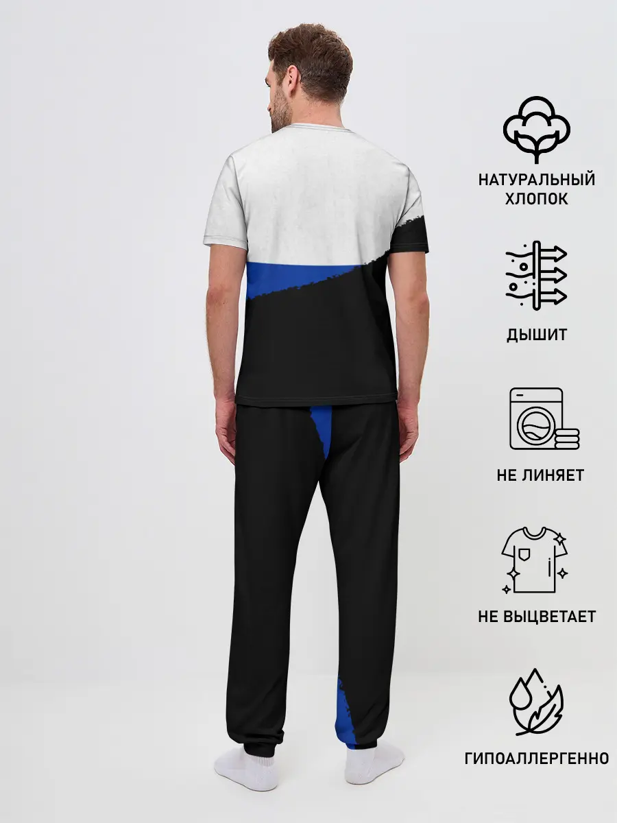 Мужская пижама с брюками / Russia