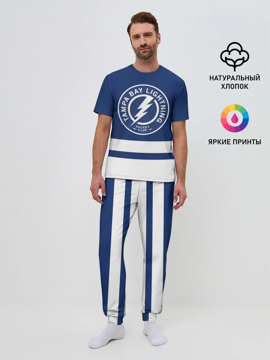 Мужская пижама с брюками / Тампа-Бэй Лайтнинг