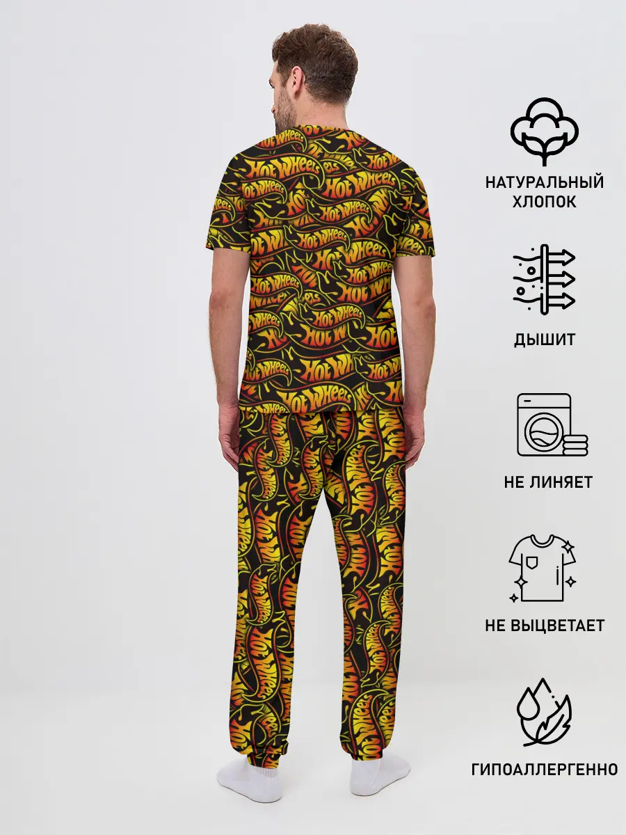 Мужская пижама с брюками / Hot Wheels