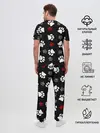 Мужская пижама с брюками / Следы лап