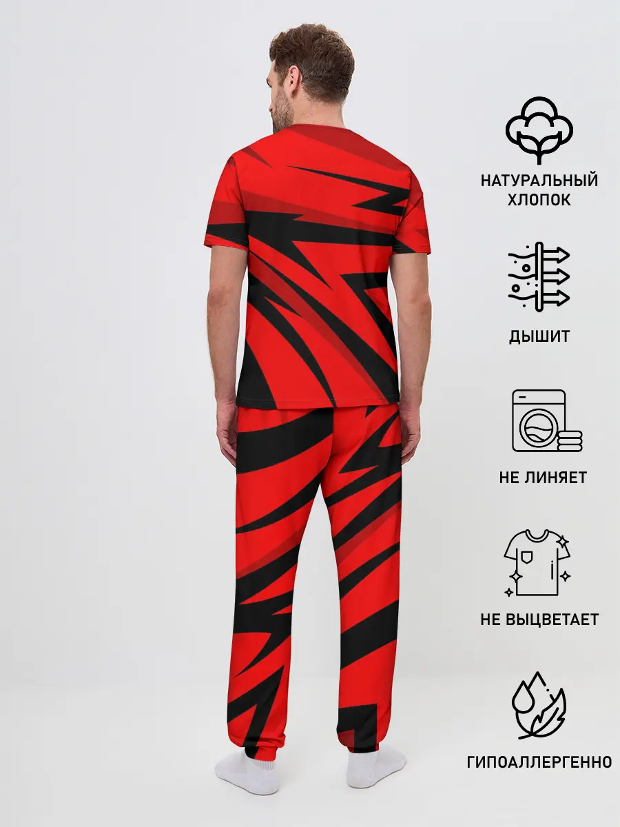 Мужская пижама с брюками / Swift red pointer