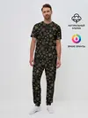Мужская пижама с брюками / M.A.C.U.S.A. print