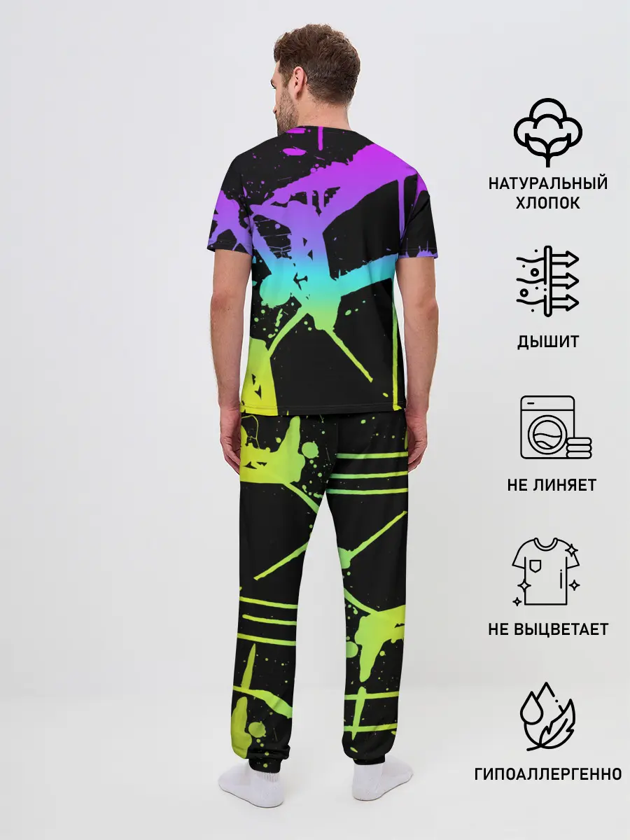 Мужская пижама с брюками / JoJo Bizarre Adventure