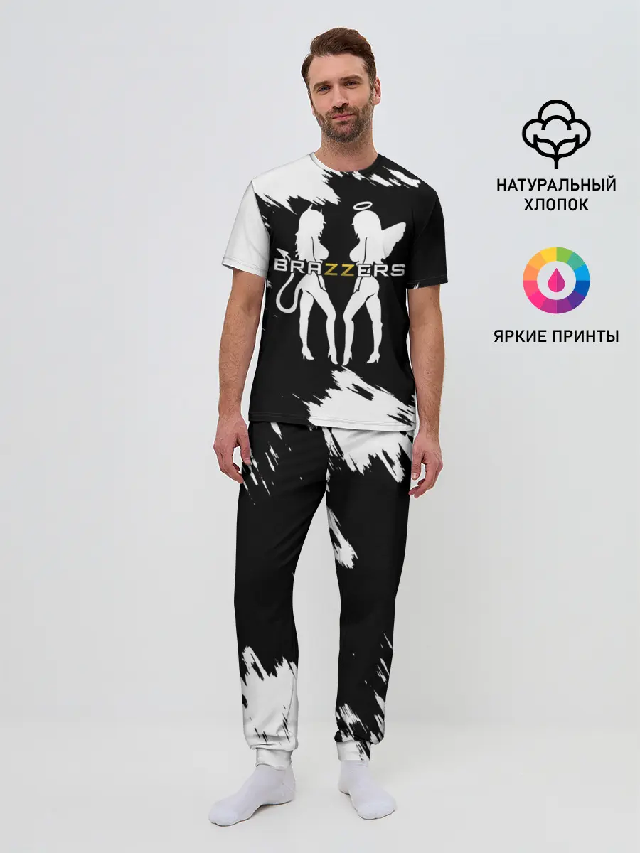 Мужская пижама с брюками / Brazzers