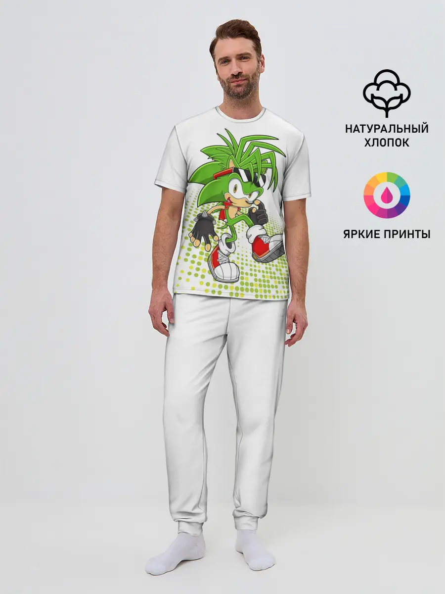 Мужская пижама с брюками / Sonic