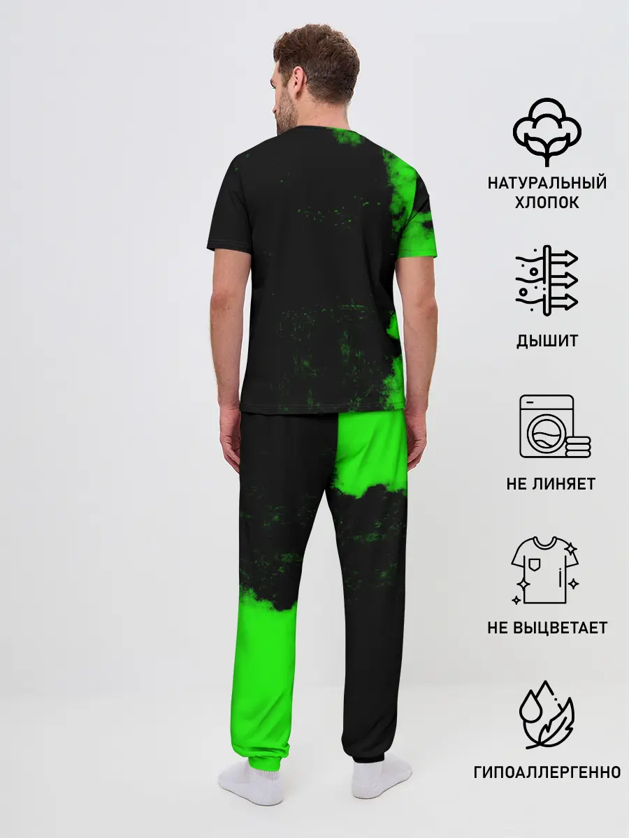 Мужская пижама с брюками / Im on the highway to hell AC/DC