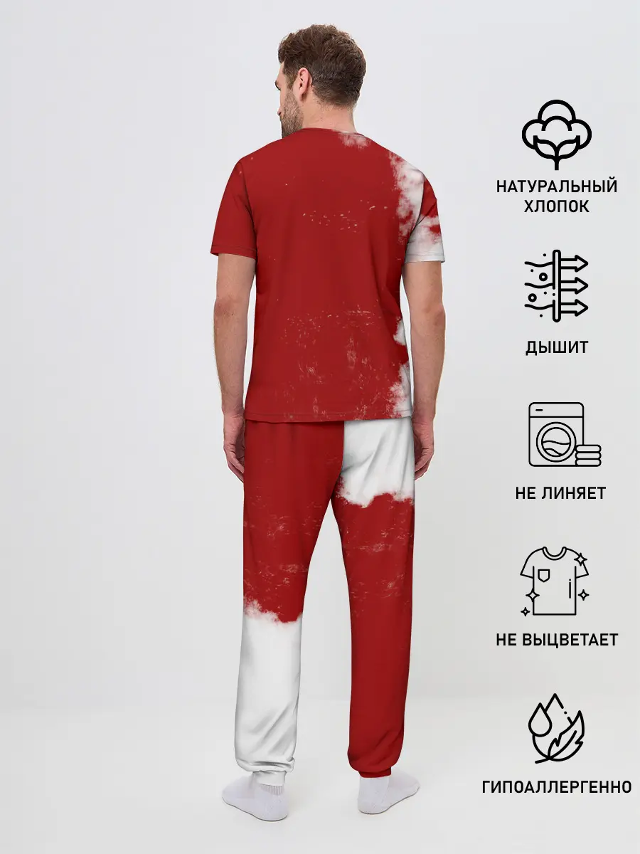 Мужская пижама с брюками / Im on the highway to hell AC/DC