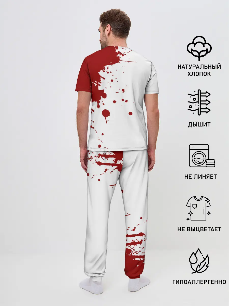 Мужская пижама с брюками / AC/DC Back in Black