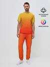 Мужская пижама с брюками / Оранж