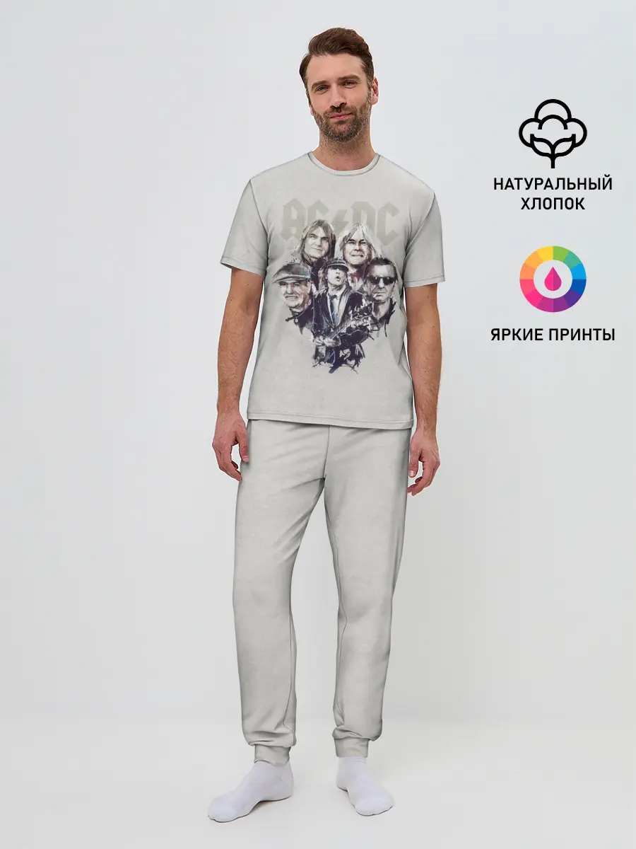 Мужская пижама с брюками / AC/DC