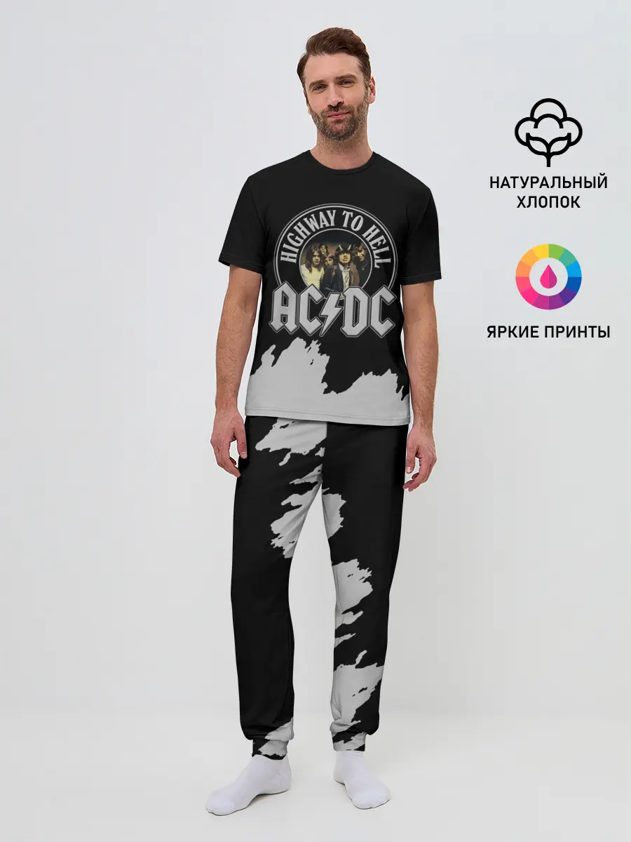 Мужская пижама с брюками / AC/DC