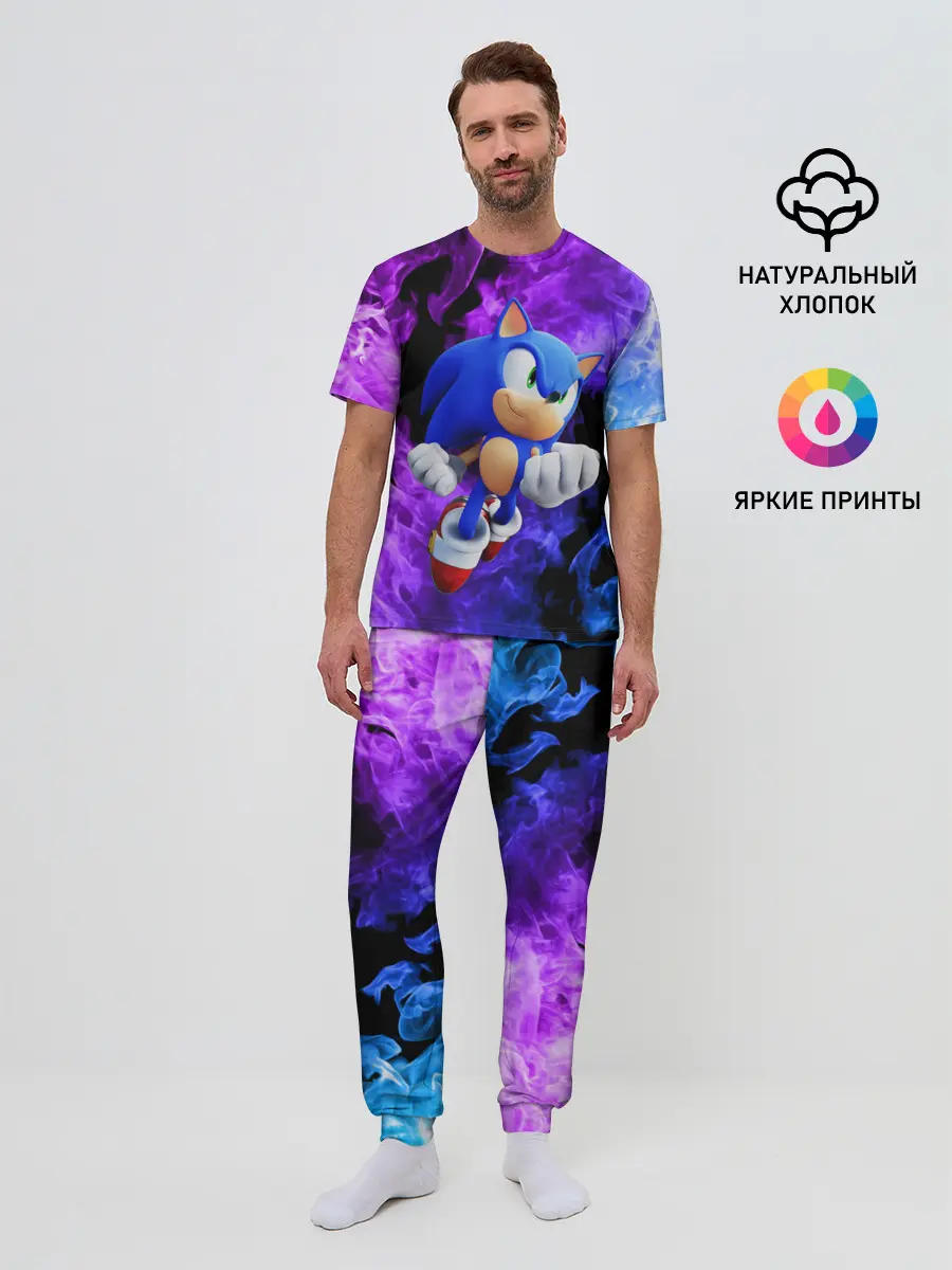 Мужская пижама с брюками / SONIC