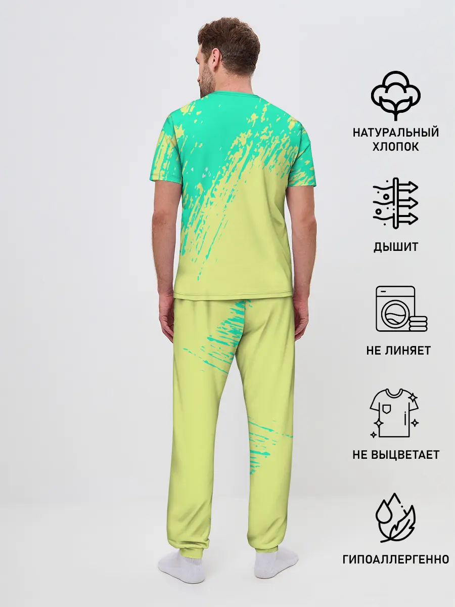Мужская пижама с брюками / sonik