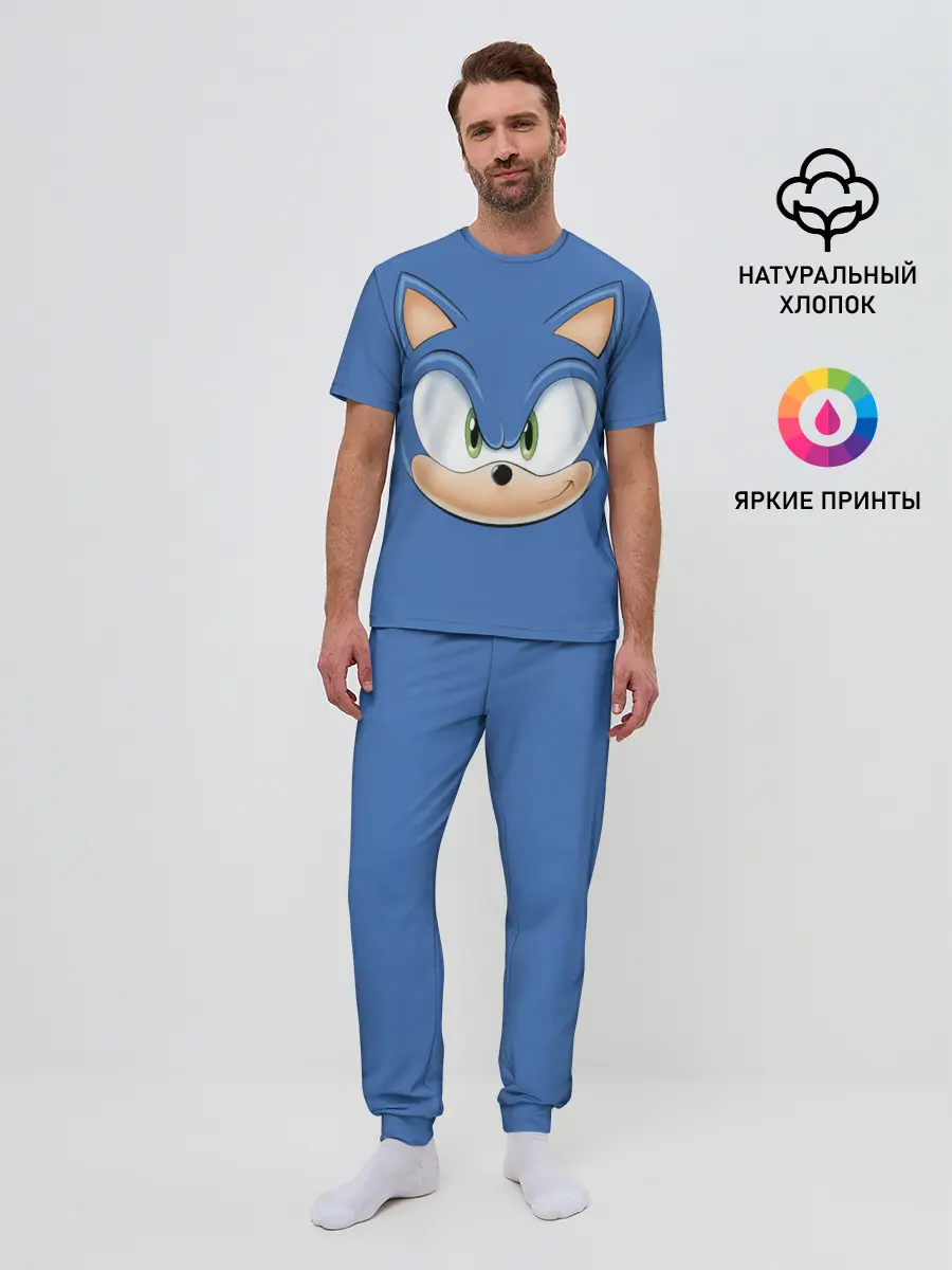 Мужская пижама с брюками / SONIC.