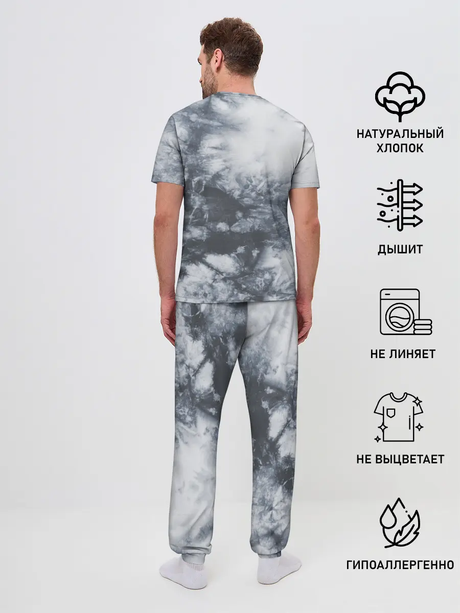 Мужская пижама с брюками / rolling stones