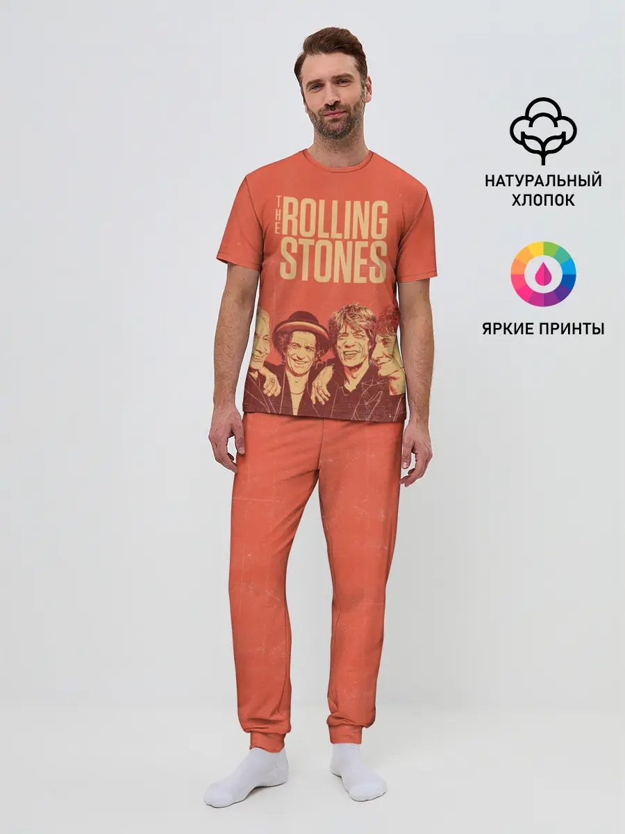Мужская пижама с брюками / The Rolling Stones