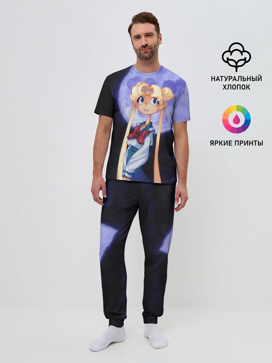 Мужская пижама с брюками / СЕЙЛОР МУН