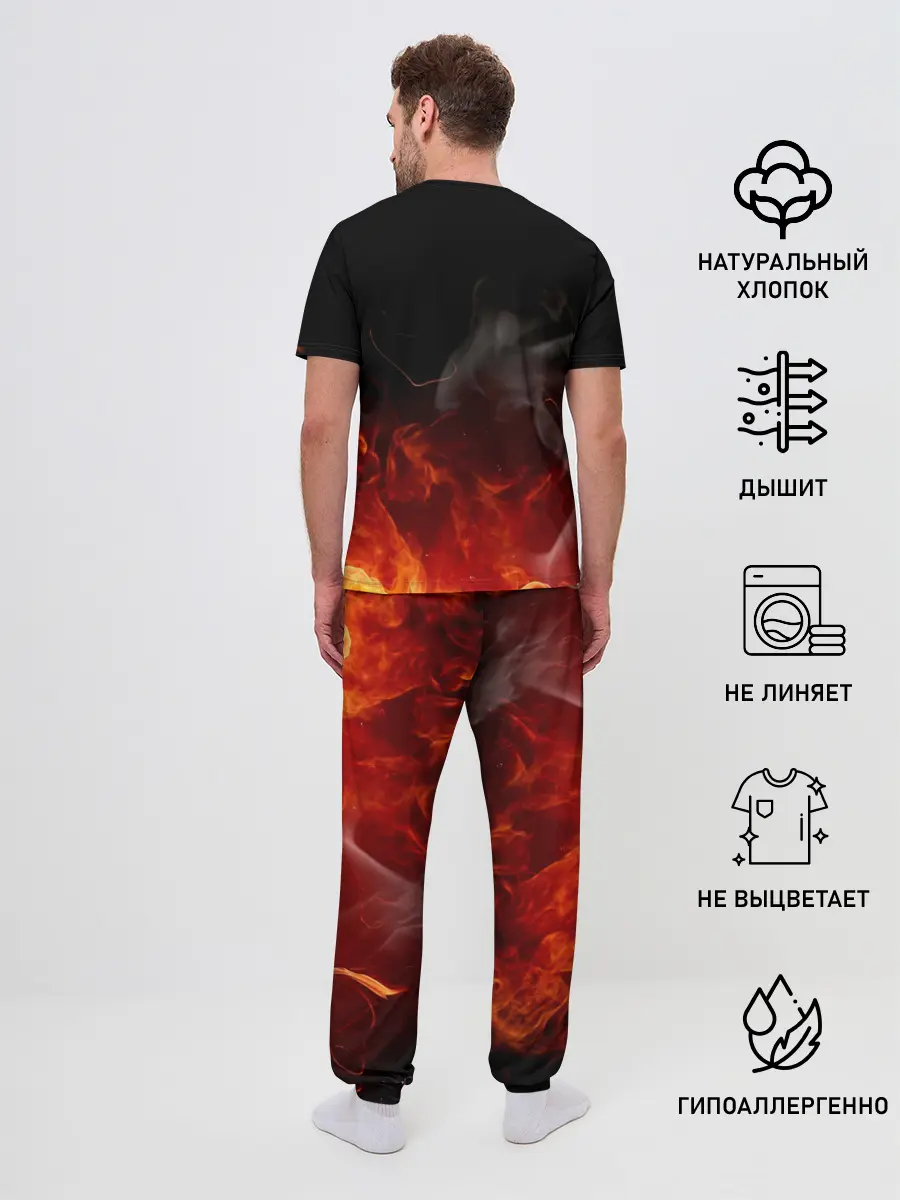 Мужская пижама с брюками / Гражданская оборона