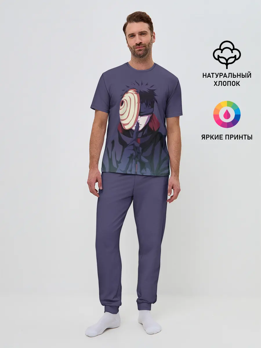 Мужская пижама с брюками / Обито Учиха