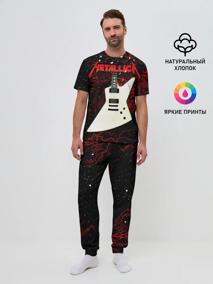 Мужская пижама с брюками / Metallica