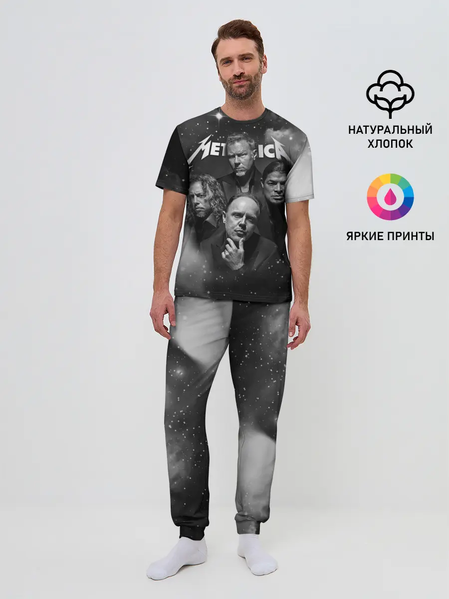 Мужская пижама с брюками / Metallica