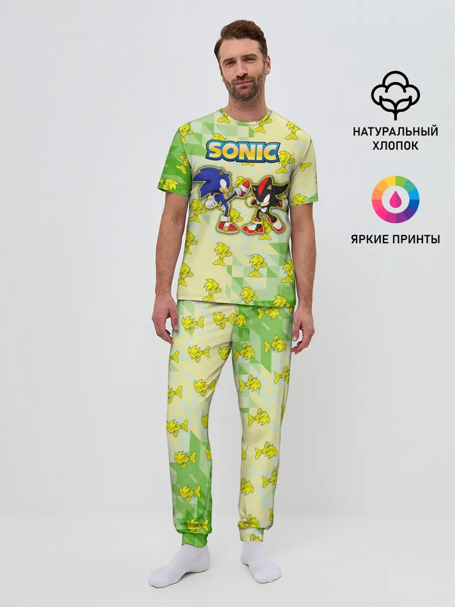 Мужская пижама с брюками / sonik