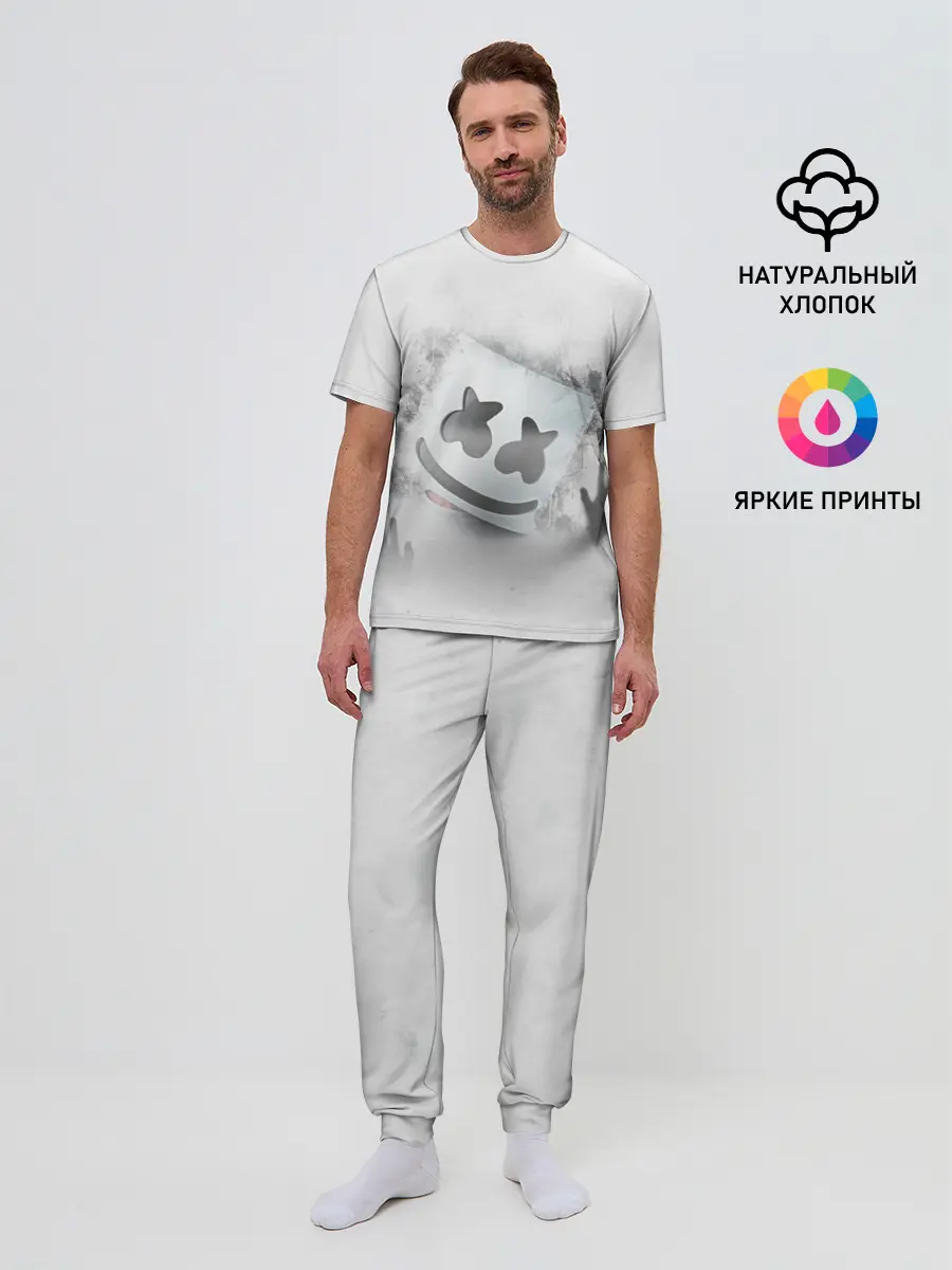 Мужская пижама с брюками / Marshmello