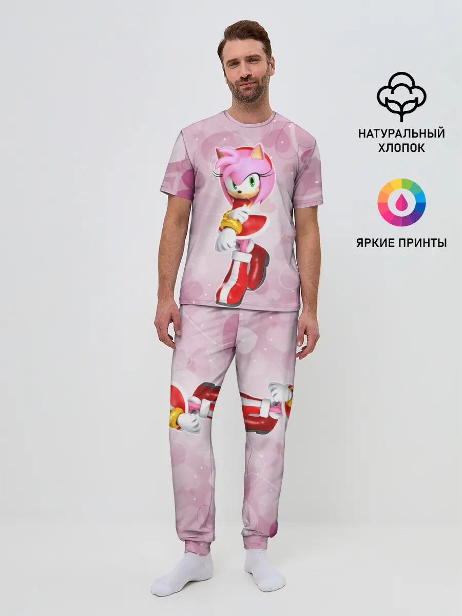 Мужская пижама с брюками / Amy - Эми