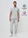 Мужская пижама с брюками / Мрамор