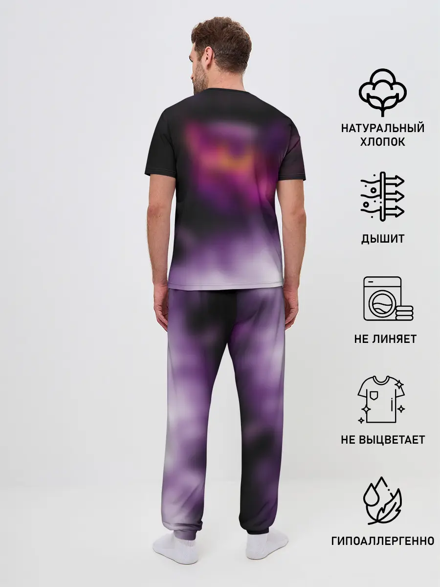 Мужская пижама с брюками / КОСМОС КИСЫ