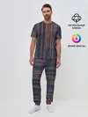 Мужская пижама с брюками / Абстрактный узор