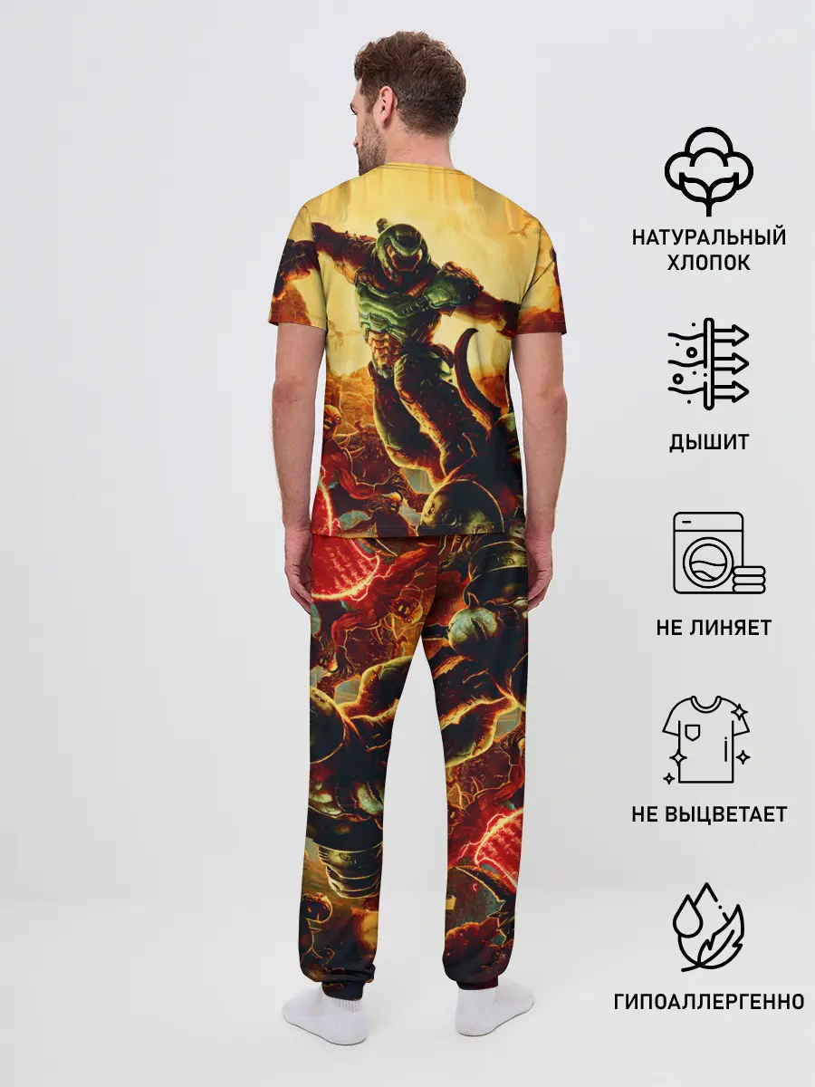 Мужская пижама с брюками / Doom Eternal