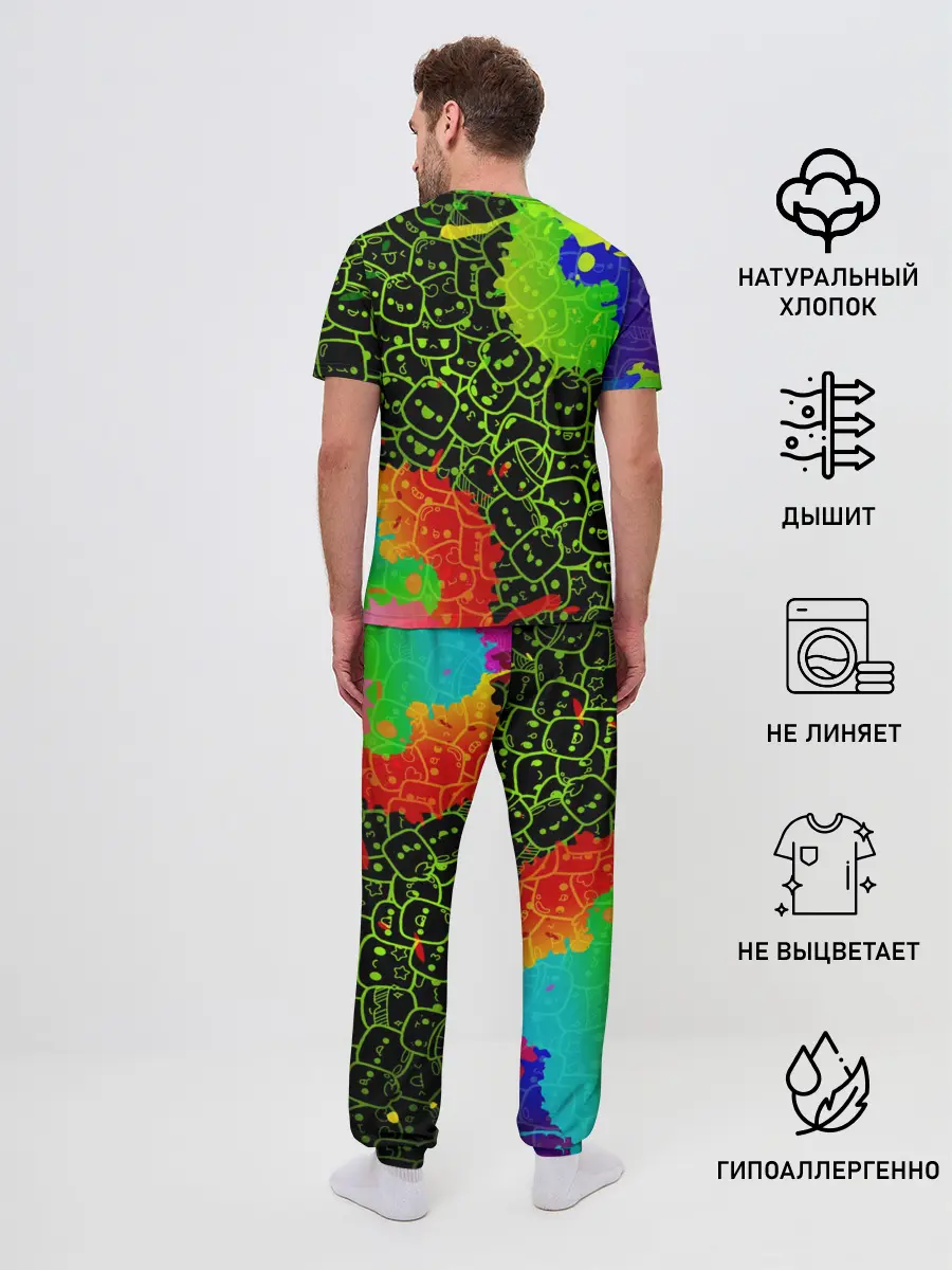 Мужская пижама с брюками / Marshmello