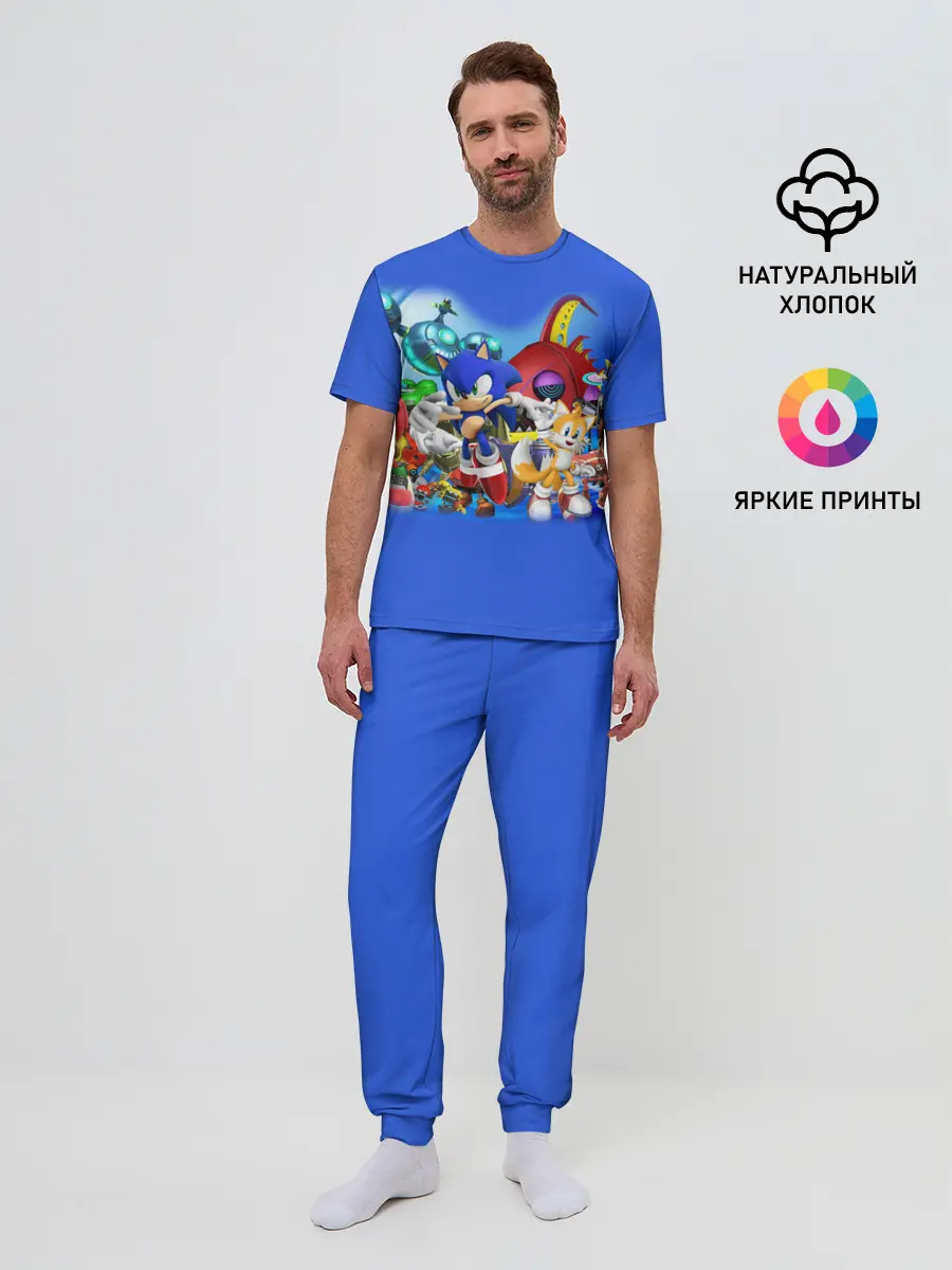 Мужская пижама с брюками / SONIC