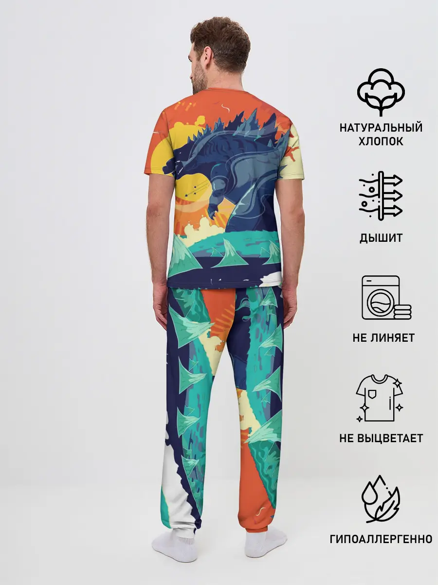 Мужская пижама с брюками / Eminem и Juice WRLD