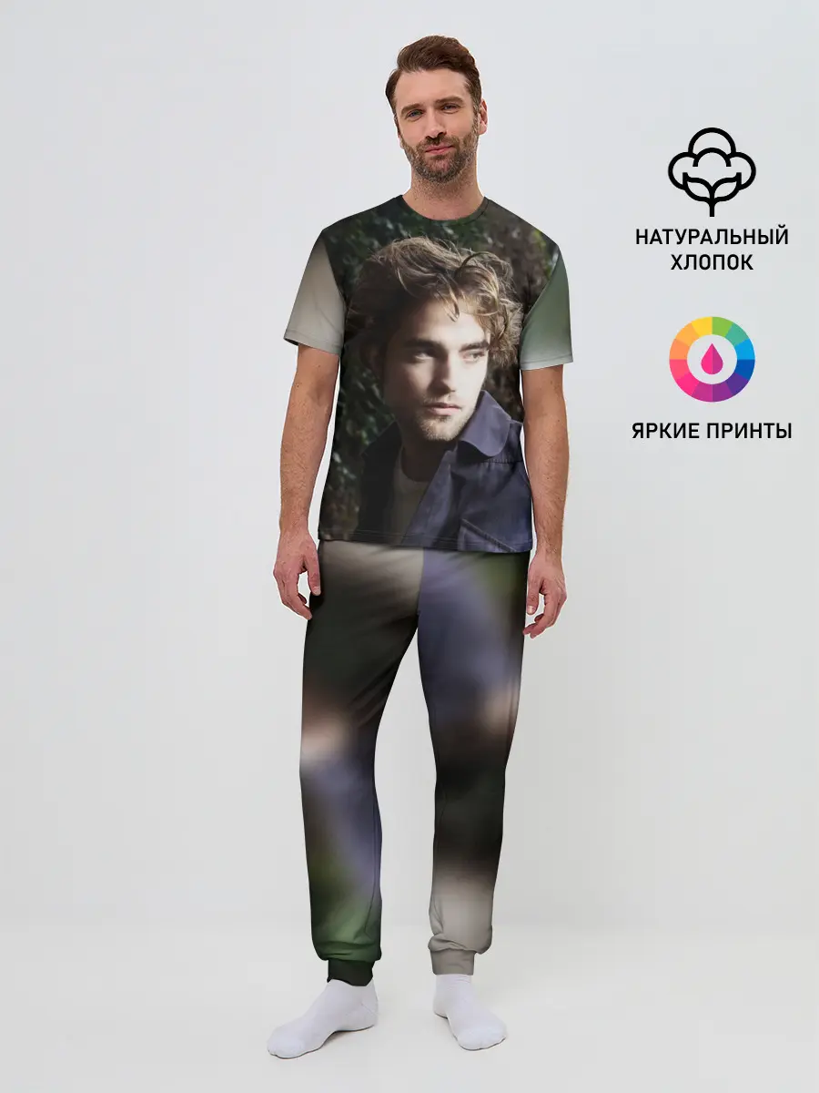 Мужская пижама с брюками / Роберт Паттинсон