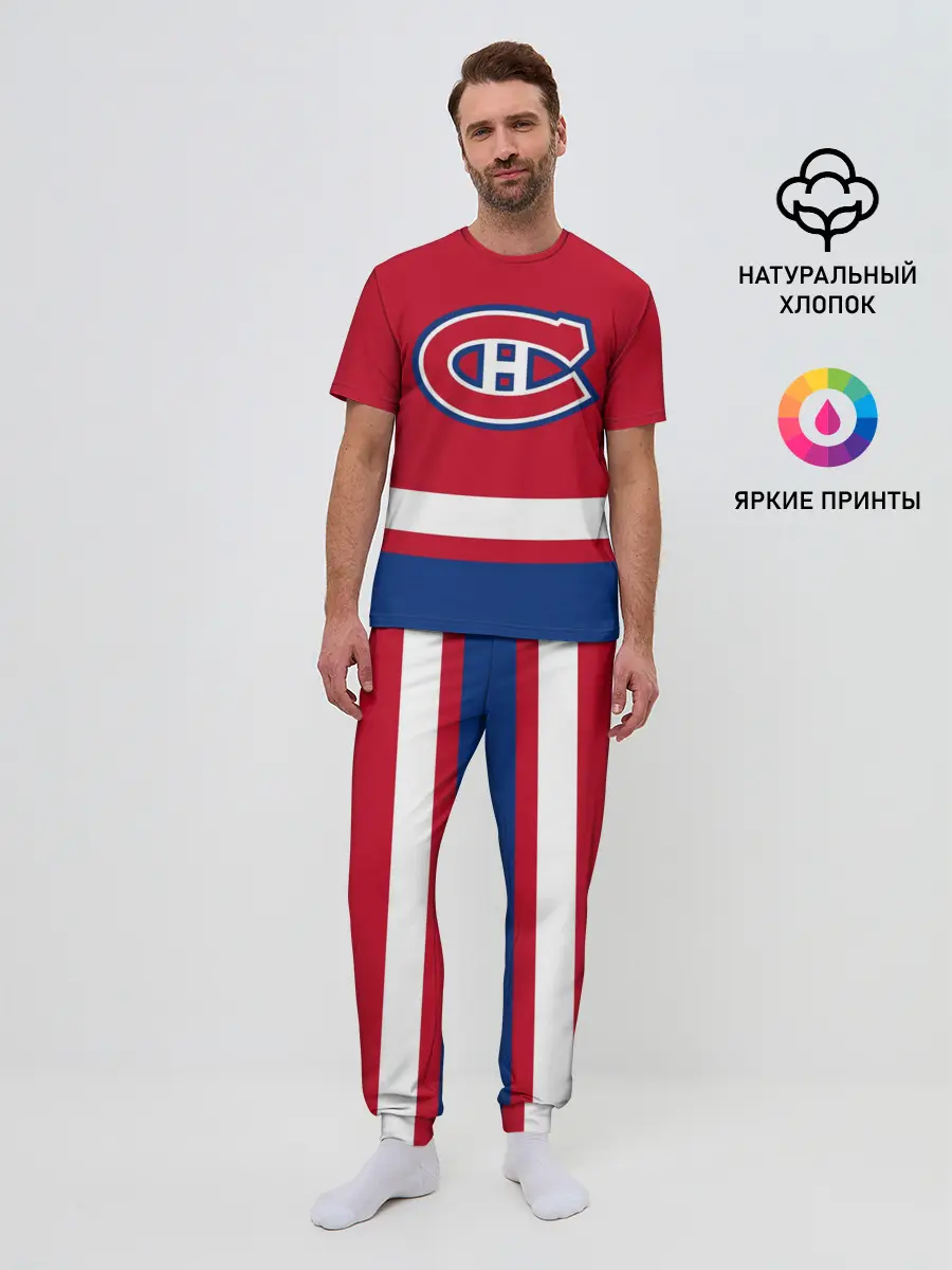 Мужская пижама с брюками / Монреаль Канадиенс