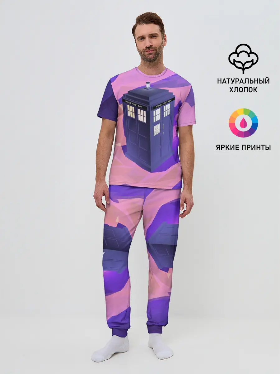 Мужская пижама с брюками / ТАРДИС