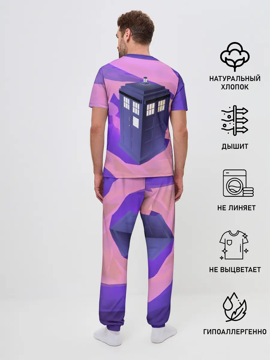 Мужская пижама с брюками / ТАРДИС