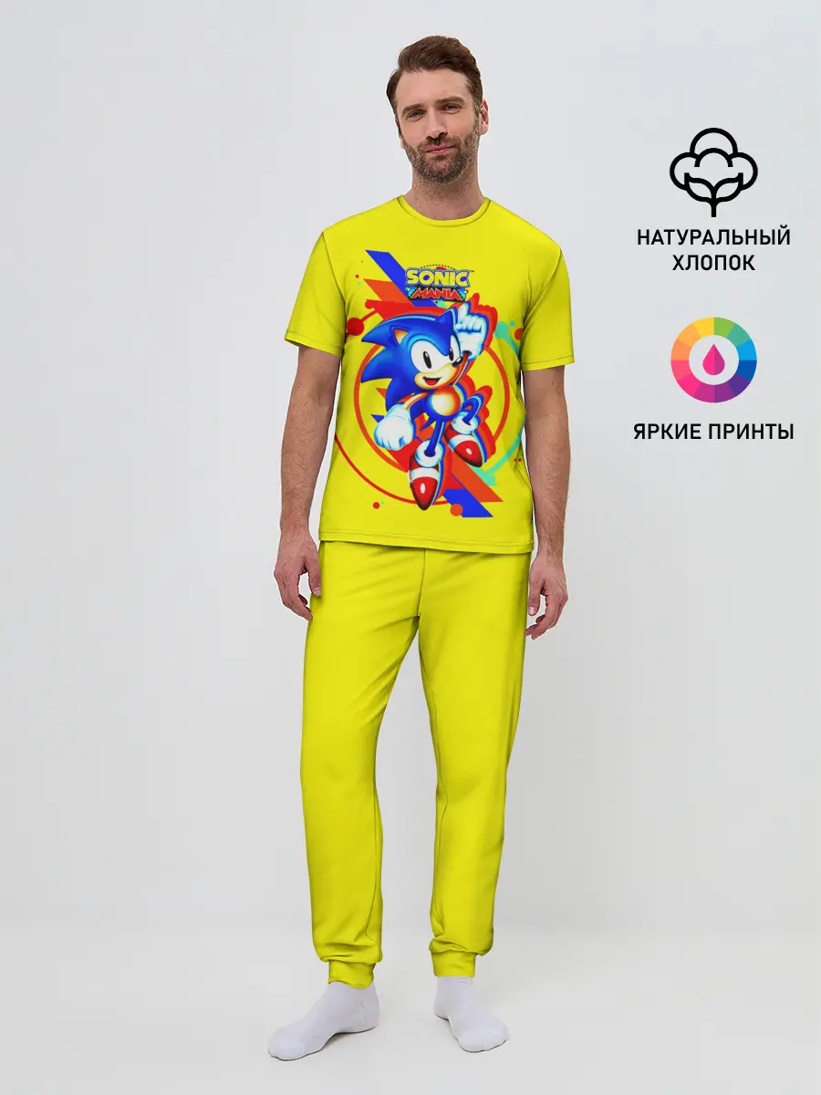 Мужская пижама с брюками / SONIC