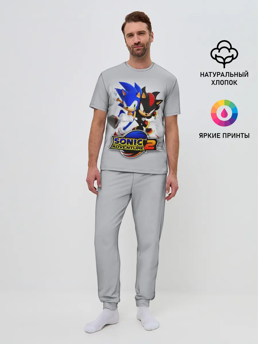 Мужская пижама с брюками / SONIC & SHADOW